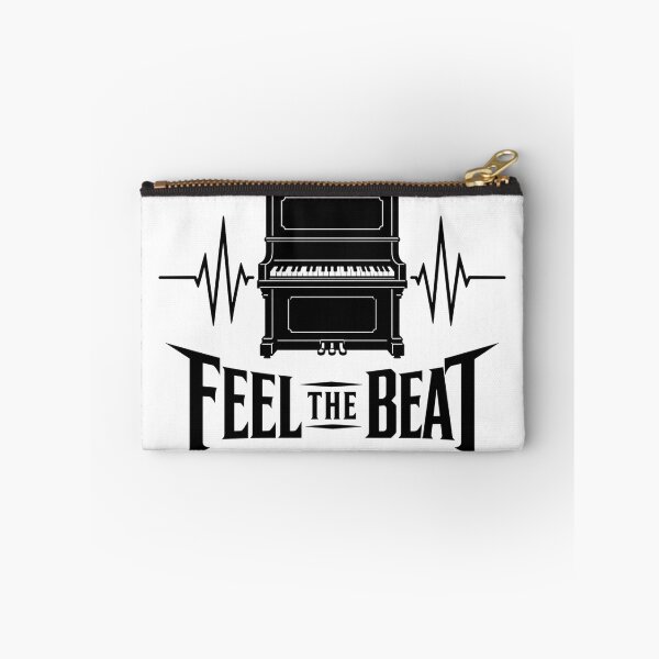 Item preview, Feel The Beat Piano Heartbeat ECG | Piano Lover Musician Gift Design designed and sold by StyxIND.