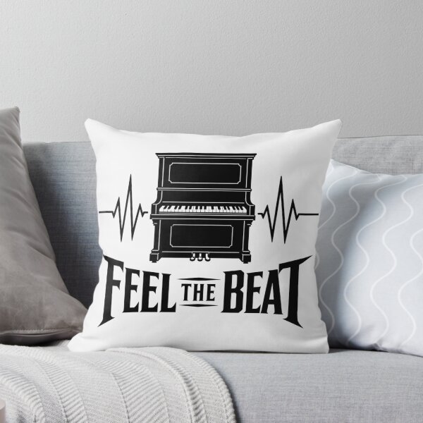 Item preview, Feel The Beat Piano Heartbeat ECG | Piano Lover Musician Gift Design designed and sold by StyxIND.