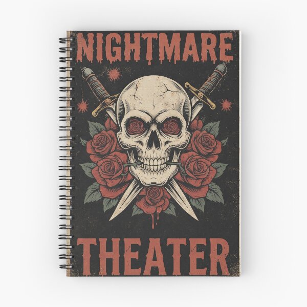 Item preview, Vintage Horror Skull with Roses and Daggers designed and sold by urmoments.