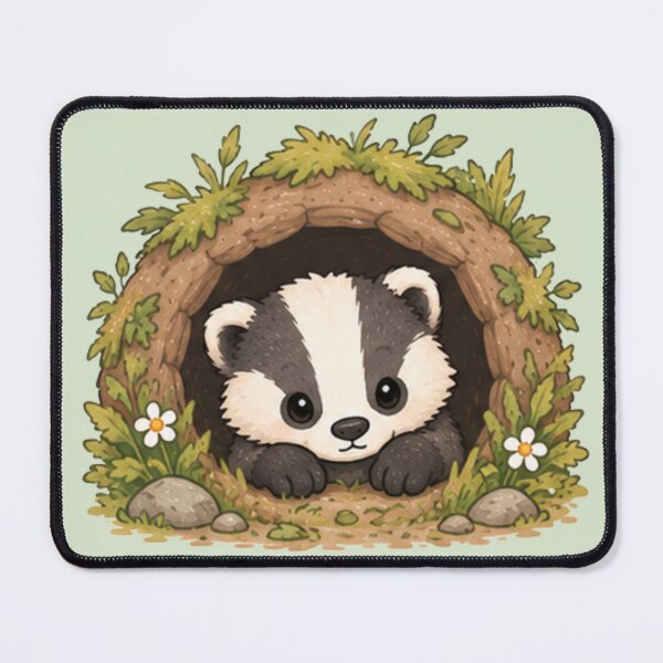 Item preview, Peekaboo Badger Cub designed and sold by MellowMunchkins.