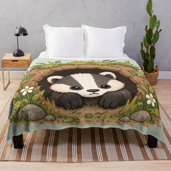 Item preview, Peekaboo Badger Cub designed and sold by MellowMunchkins.