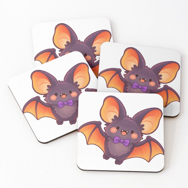 Item preview, Cute kawaii bat with bow tie designed and sold by LongIslandDesgn.