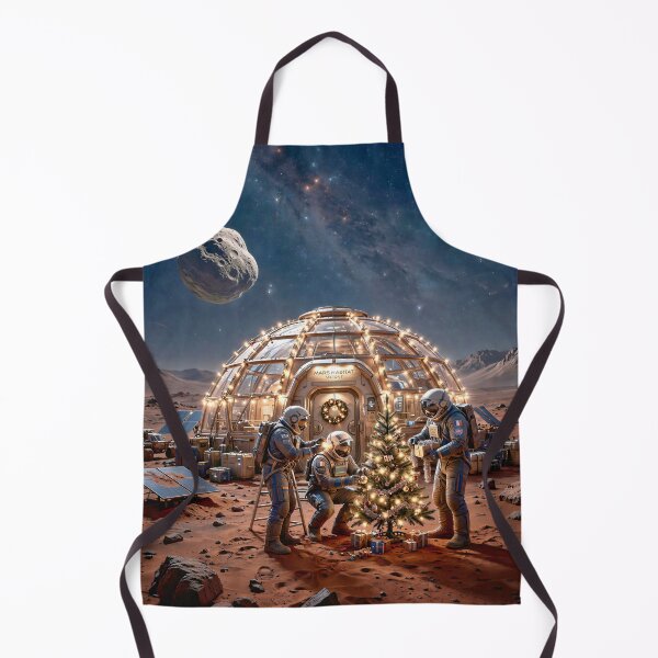 Item preview, Three astronauts celebrate Christmas on Mars designed and sold by Marcu Ioachim.