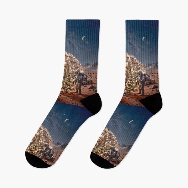 Item preview, Three astronauts celebrate Christmas on Mars designed and sold by Marcu Ioachim.