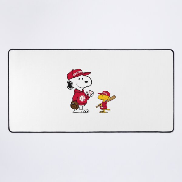 Item preview, Vintage Baseball Style Design Featuring Snoopy and Woodstock Inspired by Boston Red Sox designed and sold by GladiuSeSport.