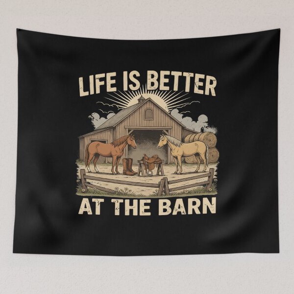 Item preview, Life Is Better At The Barn Horse Mom designed and sold by MooonTees.