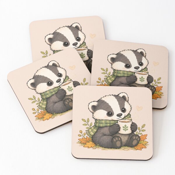 Item preview, Cozy Badger Cub designed and sold by MellowMunchkins.
