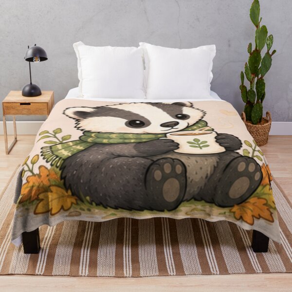Item preview, Cozy Badger Cub designed and sold by MellowMunchkins.