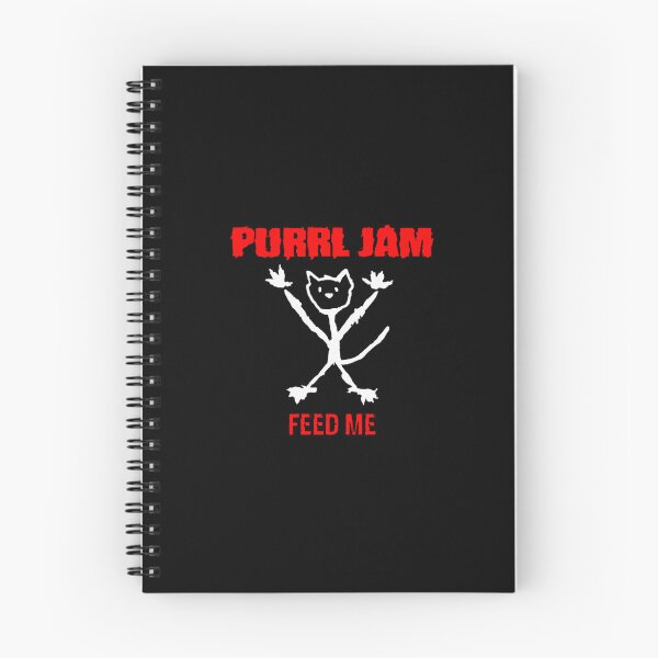 Item preview, Purrl Jam White  Red Writing designed and sold by Channelly.
