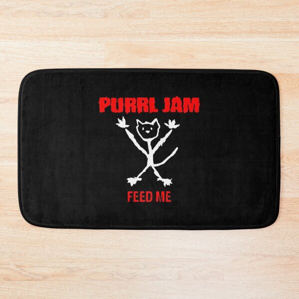 Item preview, Purrl Jam White  Red Writing designed and sold by Channelly.