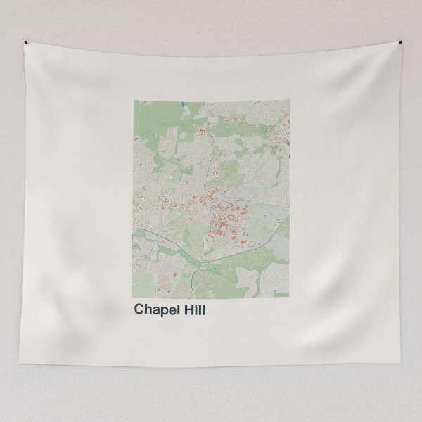 Item preview, Chapel Hill Minimalistic Map Art designed and sold by MapsNerd.