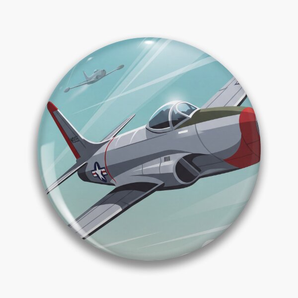 Item preview, P-80 Shooting Star Banking Illustration designed and sold by Airpower Art.