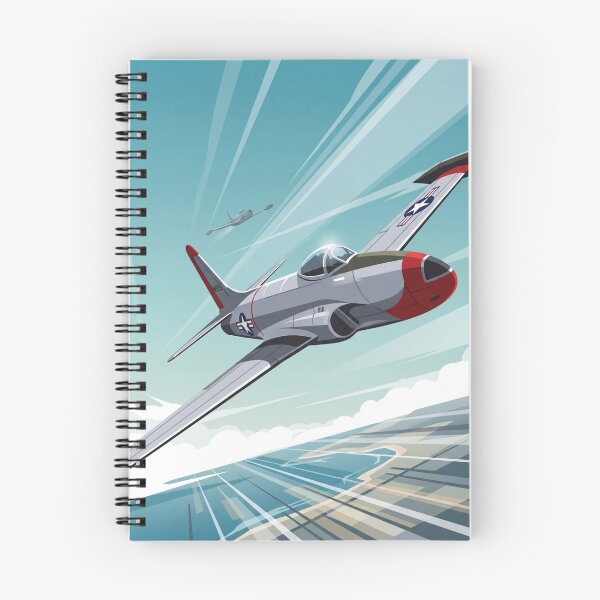 Item preview, P-80 Shooting Star Banking Illustration designed and sold by Airpower Art.