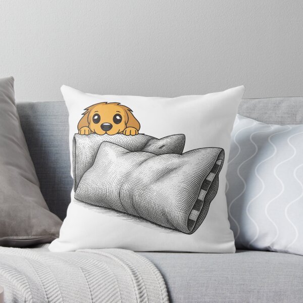 Item preview, Curious Dog on the Pillows designed and sold by Chameleon by Ewa .