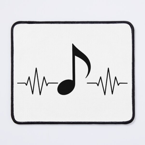 Item preview, Music Note Heartbeat ECG | Music Is My Heartbeat Design For Music Lovers designed and sold by StyxIND.