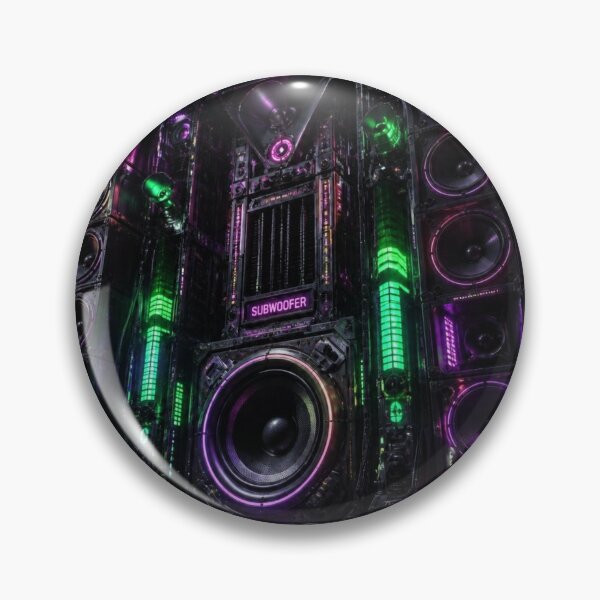 Item preview, Cyberpunk Soundsystem Techno Subwoofer designed and sold by LazyDayzCo.