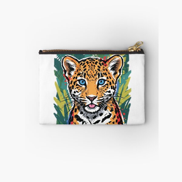 Item preview, Leopard Cub Cute Wildlife Portrait Art Print designed and sold by Merch by Das Design Studio.