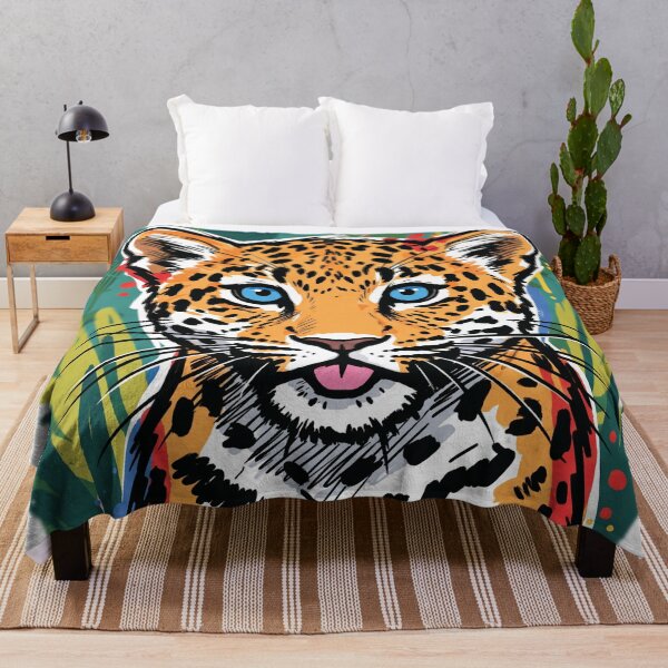 Item preview, Leopard Cub Cute Wildlife Portrait Art Print designed and sold by Merch by Das Design Studio.