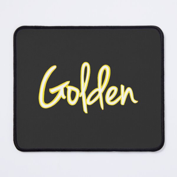 Item preview, Golden Neon Sign with Bright White Glow - Vibrant Retro Light Artwork designed and sold by itayaboiaditya.