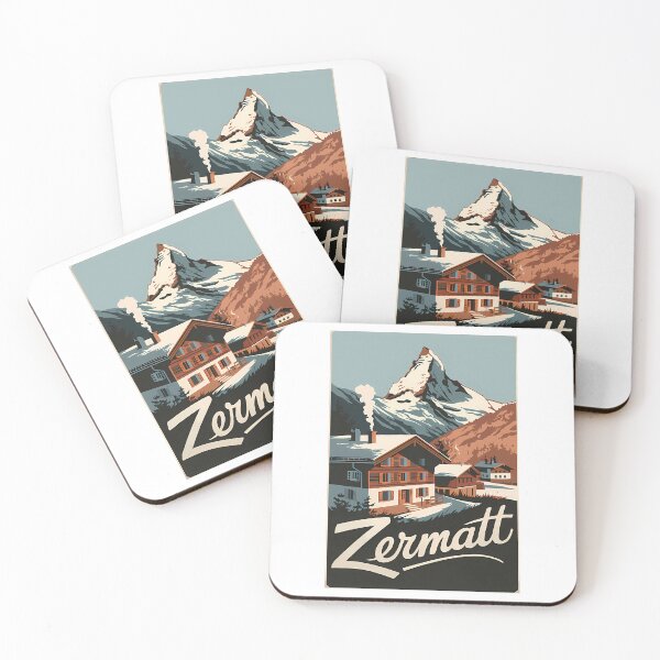 Item preview, Zermatt Switzerland Travel Art Vintage designed and sold by sailtonfg.