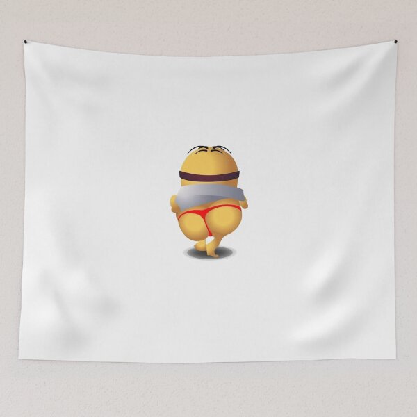 Item preview, Funny Minion Butt Meme designed and sold by macpeterse.