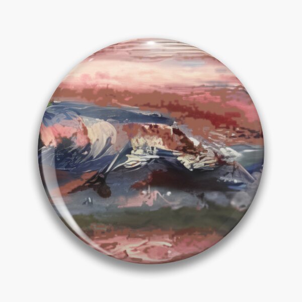 Artikelvorschau, Sunset Mountain Peak Impasto Landscape entworfen und verkauft von StudioVistas.