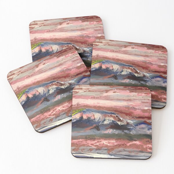 Artikelvorschau, Sunset Mountain Peak Impasto Landscape entworfen und verkauft von StudioVistas.