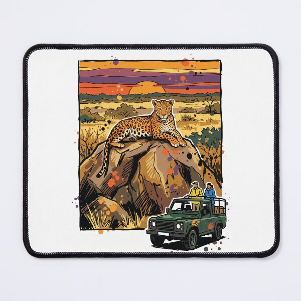 Item preview, Leopard Safari Sunset Yala Sri Lanka Art designed and sold by Merch by Das Design Studio.