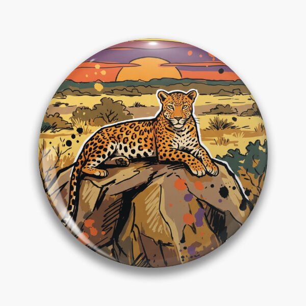 Item preview, Leopard Safari Sunset Yala Sri Lanka Art designed and sold by Merch by Das Design Studio.