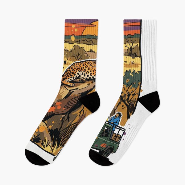 Item preview, Leopard Safari Sunset Yala Sri Lanka Art designed and sold by Merch by Das Design Studio.