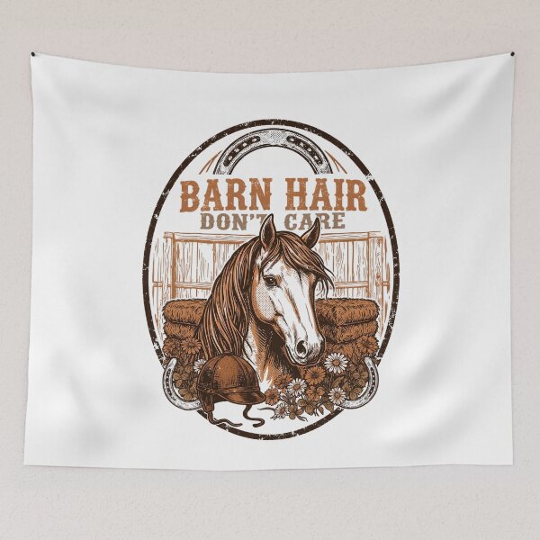 Item preview, Barn Hair Dont Care Horse Mom designed and sold by MooonTees.