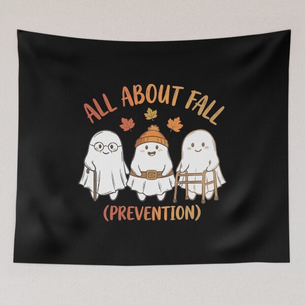 Item preview, All About Fall Prevention Cute Ghosts Autumn Design designed and sold by Dmo3HarkoArt.