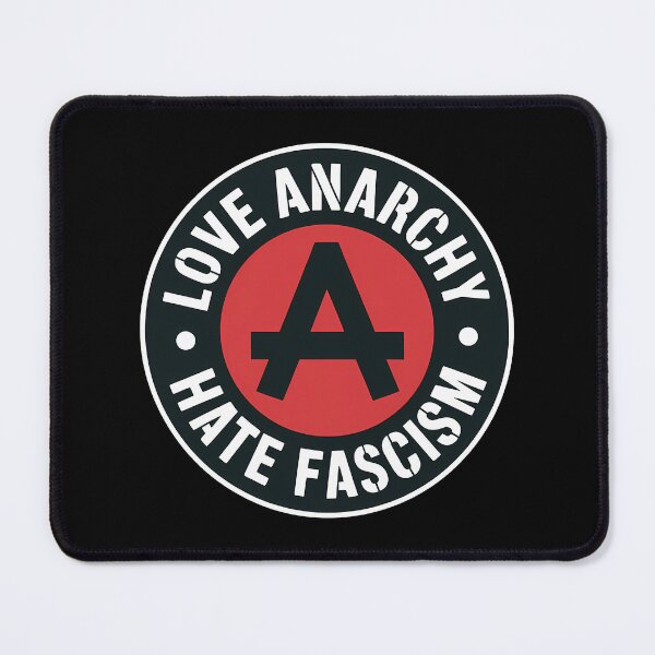 Item preview, Love Anarchy Hate Fascism – Antifascist Anarchist Punk Sticker designed and sold by LoFizzy.