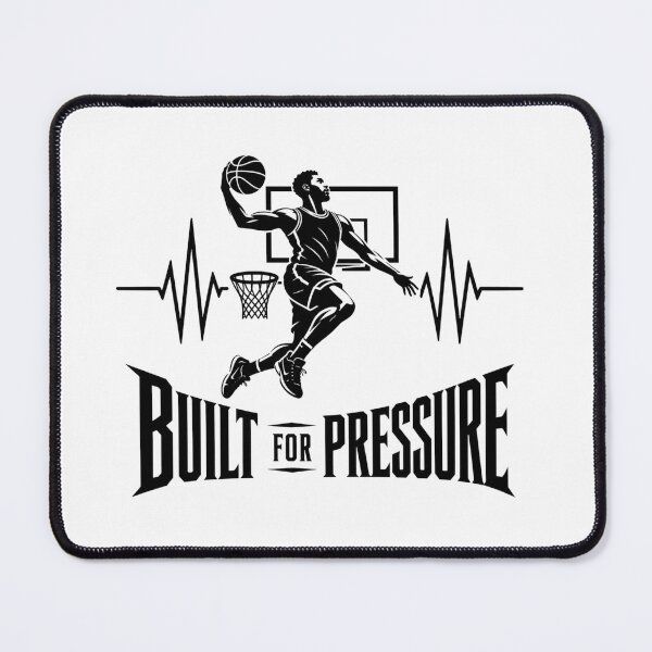 Item preview, Basketball Built For Pressure | Basketball Heartbeat Design For Player designed and sold by StyxIND.