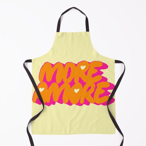 Item preview, More Amore Cute Retro Heart Typographic in Barbiecore designed and sold by nineFlorals.