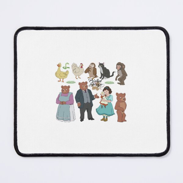 Item preview, Charming Animal & Girl Storybook Character Illustration Art designed and sold by Grahaniel.