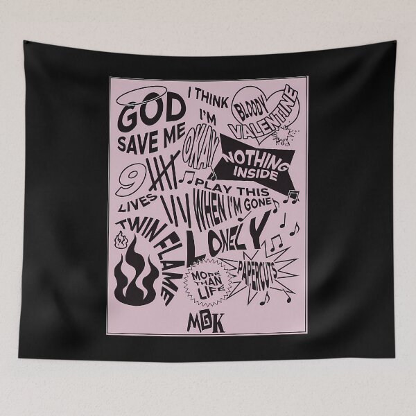 Item preview, Machine Gun Kelly Poster (Tracklist) - Mgk designed and sold by VirginieLeveque.