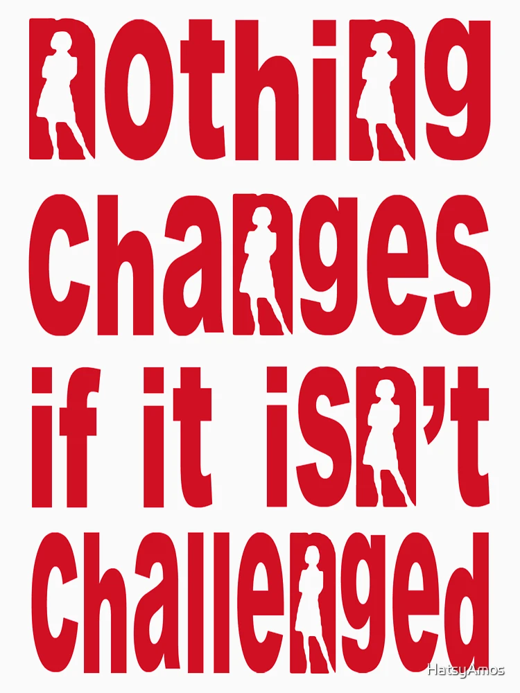Thumbnail 4 of 4, Racerback Tank Top, "Nothing changes... (version 2) designed and sold by HatsyAmos.