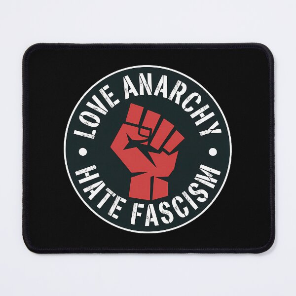 Item preview, Love Anarchy Hate Fascism – Antifascist Anarchist Punk Sticker designed and sold by LoFizzy.