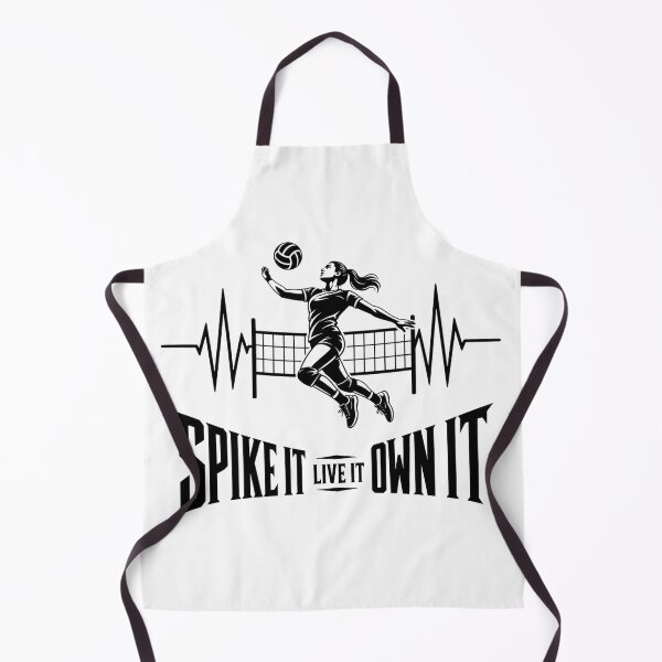 Item preview, Volleyball Spike It Live It Own It | Volleyball Heartbeat Design For Player designed and sold by StyxIND.