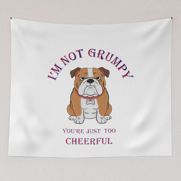 Item preview, Grumpy Bulldog designed and sold by Aki and Akiro.
