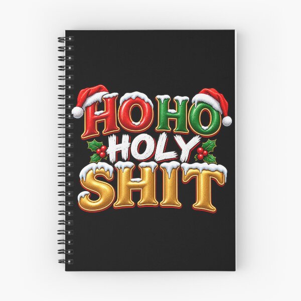 Item preview, HoHo Holy Shit - Rude But Funny - Christmas Design designed and sold by aventi24.