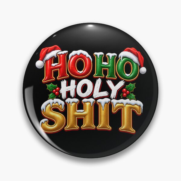 Item preview, HoHo Holy Shit - Rude But Funny - Christmas Design designed and sold by aventi24.