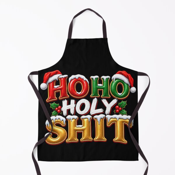 Item preview, HoHo Holy Shit - Rude But Funny - Christmas Design designed and sold by aventi24.