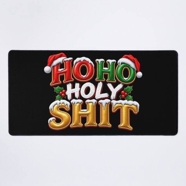 Item preview, HoHo Holy Shit - Rude But Funny - Christmas Design designed and sold by aventi24.