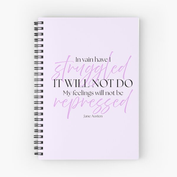 Item preview, Jane Austen Quote – Pride & Prejudice – "In Vain Have I Struggled" designed and sold by cheekymare.