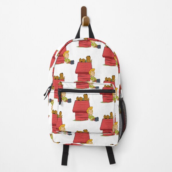 Item preview, Snoopy Relaxing on Doghouse with Charlie Brown Classic Cartoon Illustration designed and sold by clockneck.