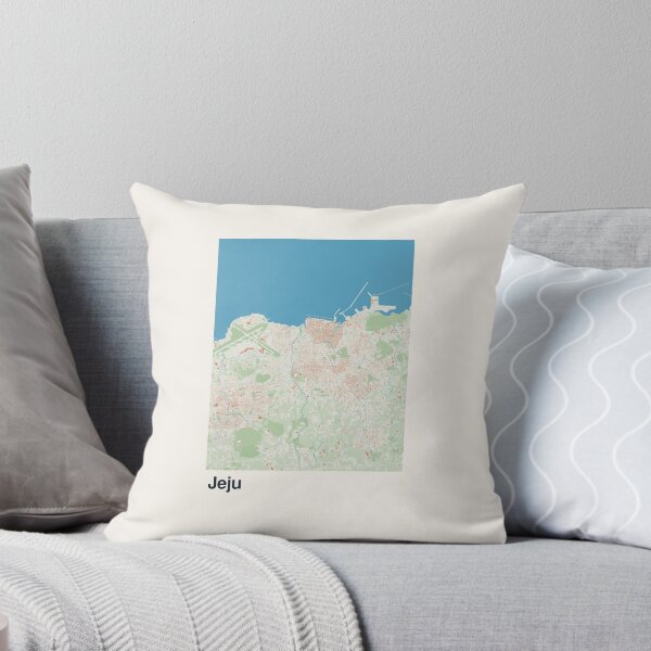Artikelvorschau, Minimalistische Kartenkunst der Stadt Jeju entworfen und verkauft von MapsNerd.