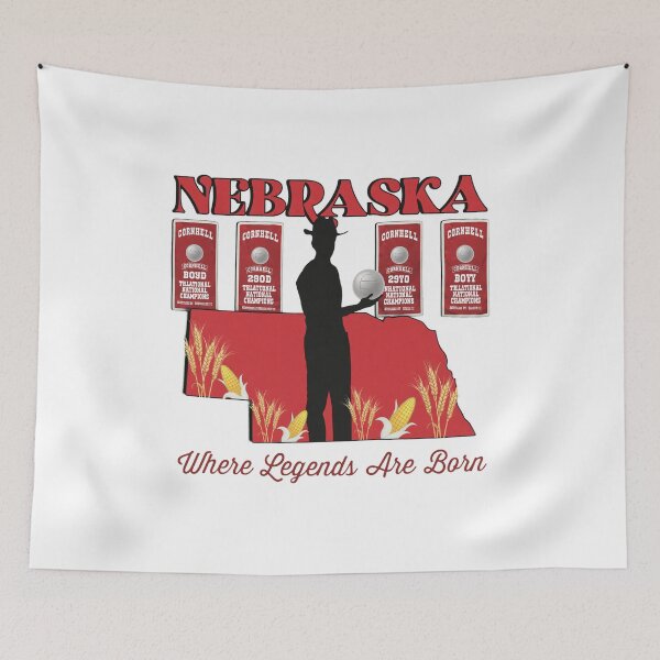 Item preview, Nebraska Where Legends Are Born Volleyball Champs designed and sold by Grahaniel.