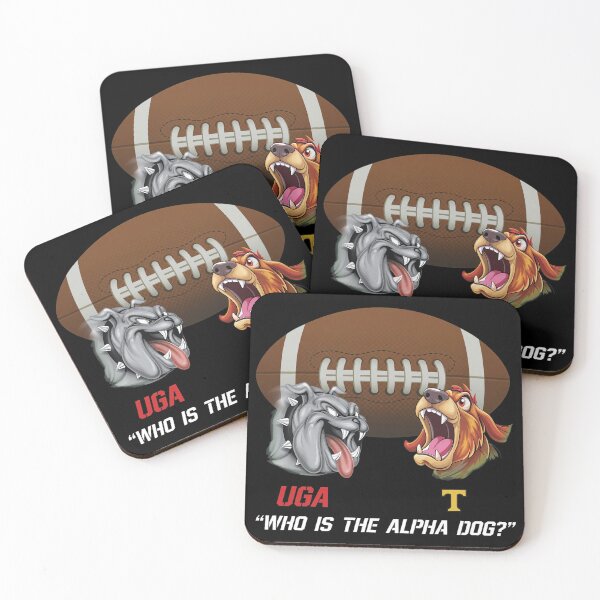 Item preview, UGA Who Is The Alpha Dog Football Dogs designed and sold by Grahaniel.